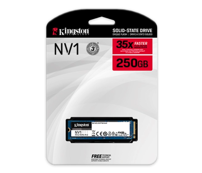 Kingston SNVS-250GNV1 M.2 NVME PCIe 250GB SSD - Zoom Image 3