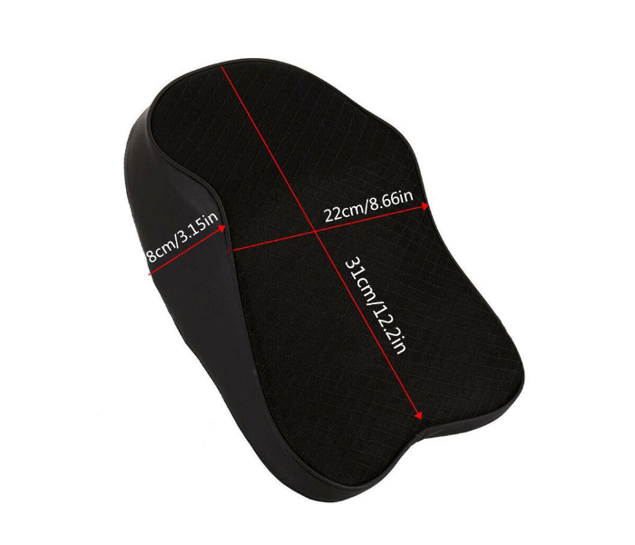 Soft Pillow Foam Neck Support Driving Cushion Pad Car Seat Headrest - Black - Zoom Image 4