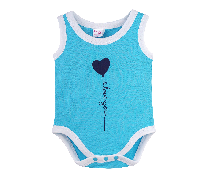 Popees Spock B Sleeveless Comfortable Onesies for 3 Year Babies - Blue - Zoom Image 1