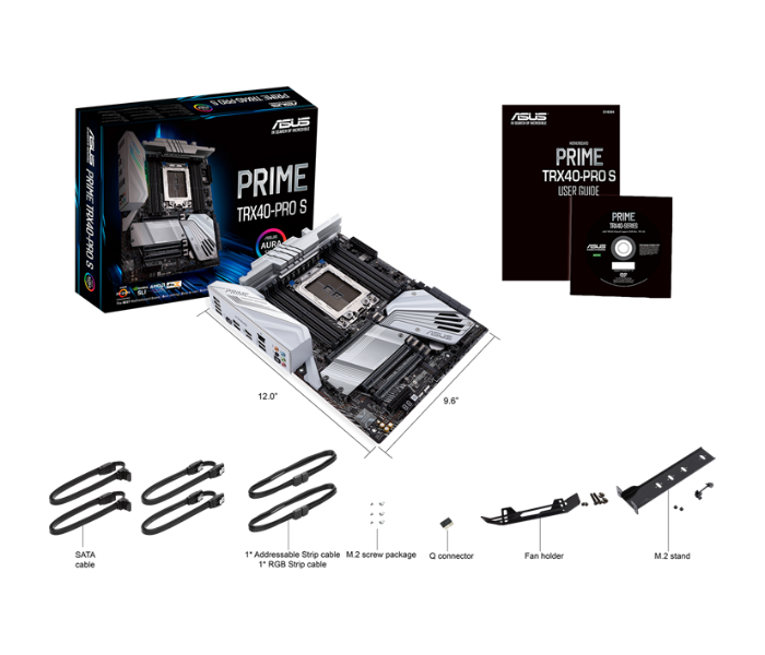 Asus Prime TRX40-PRO S Motherboard for 3rd Gen Ryzen Threadripper-Series Processors with USB 3.2 Gen 2 Type-C Front-Panel Connector and Aura Sync RGB Lighting  - Zoom Image 5