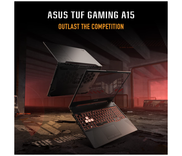 Asus TUF Dash FA506IC-HN023W 15.6 Inch AMD Ryzen R7 16GB RAM 1TB SSD NVIDIA GeForce RTX 3050 4GB Graphics Windows 11 - Grey - Zoom Image 3