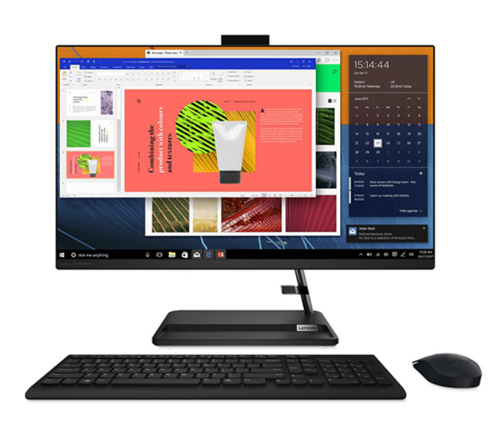 Lenovo F0FW0057AX All In One 27 Inch FHD Intel Core i7 1165G7 Processor 8GB RAM 1TB HDD 2GB NVIDIA MX450 GDDR6 Graphics DOS - Black - Zoom Image 2