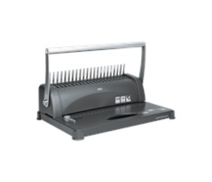 Deli 3871 12 sheets Comb Binding Machine - Black - Zoom Image