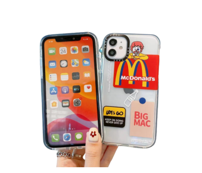 LAB 6 LBMC007 Mcdonald iPhone 12 Pro Max Mobile Case - Transaparent - Zoom Image 2