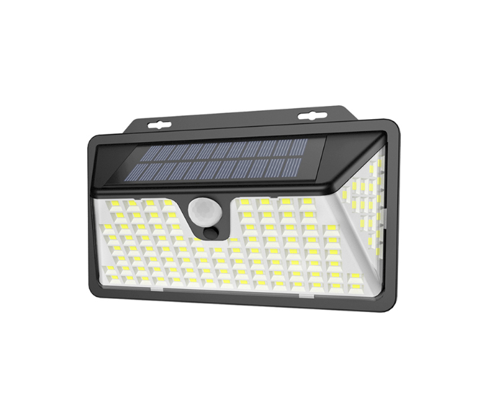 Three Sided Luminous Mosion Sensor Outdoor Wall Mount Solar LED Light - White - Zoom Image 1