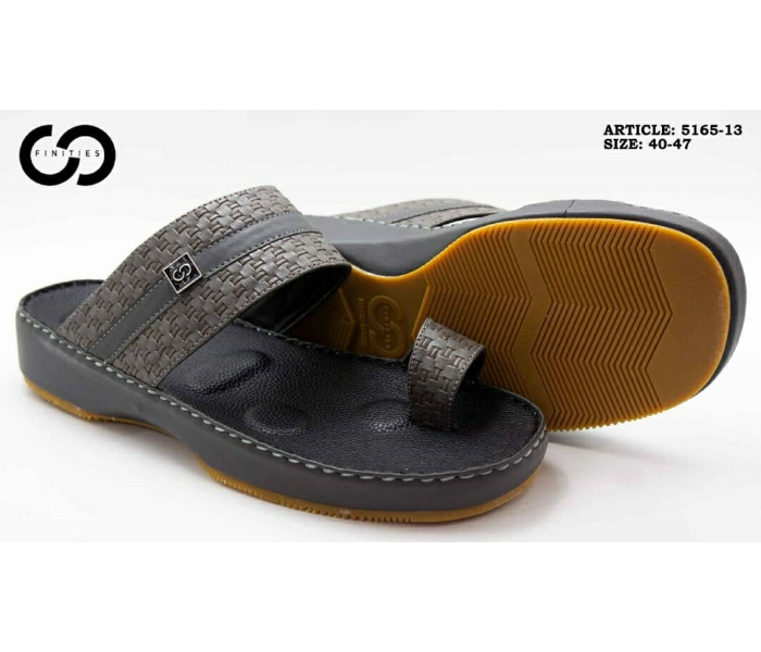 Finities 5165-13 42 EU Arabic Med Sandal For Men - Brown - Zoom Image