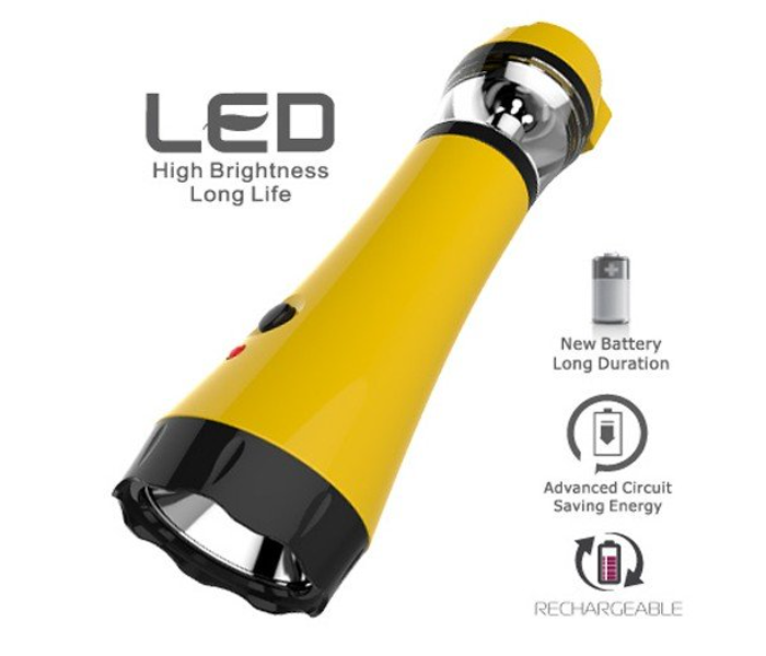 SML1012SL 4000mAh Smart Light Rechargeable Search Light - Yellow - Zoom Image 2