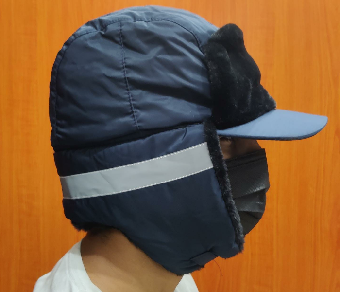 General 94683762583 Winter Cap with Reflector - Navy Blue - Zoom Image 3