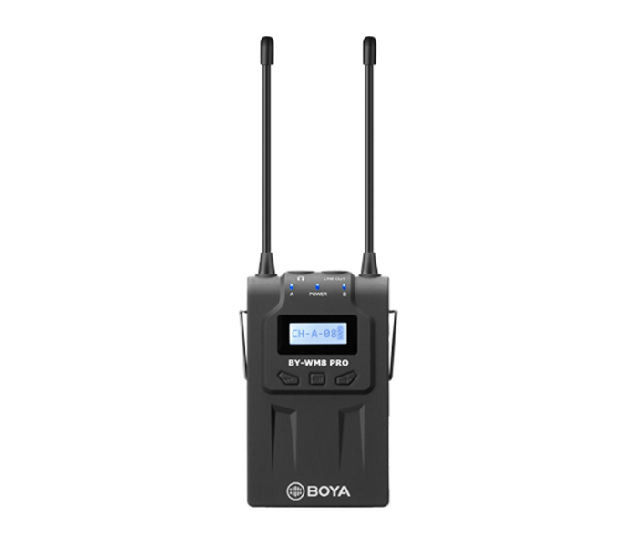 Boya BY-WM8 Pro-K2 UHF Dual-Channel Wireless Lavalier System - Black - Zoom Image 1