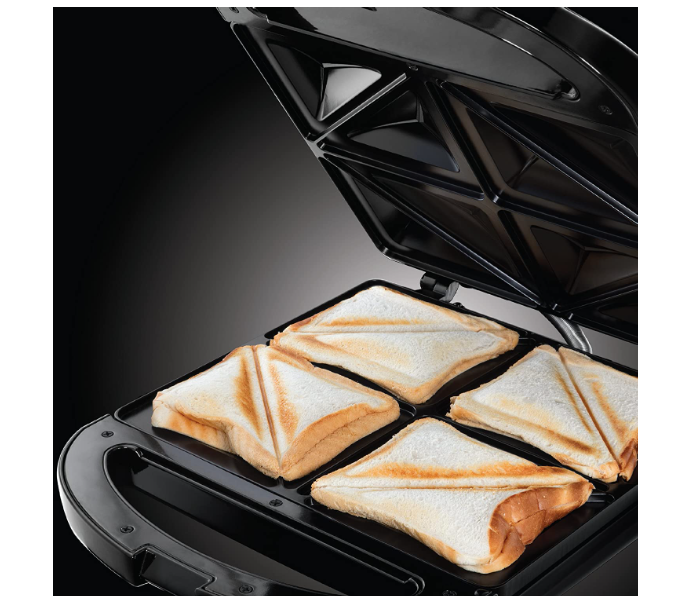 Russell Hobbs 24550 Four Portion Deep Fill Sandwich Maker - Black - Zoom Image 2