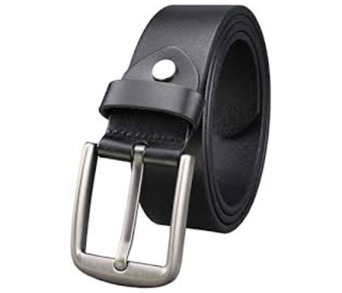 Genuine Leather 252252358 Formal Belt for Men - Black - Zoom Image