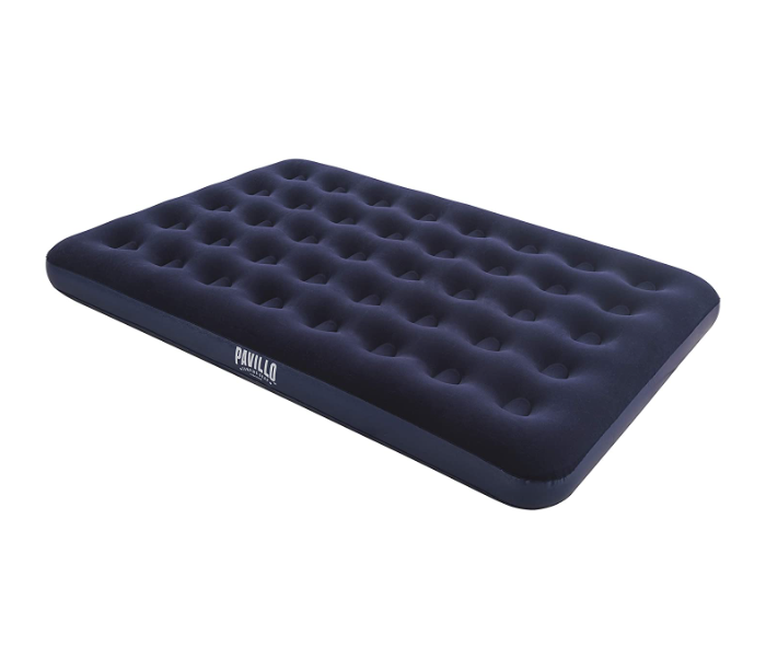 Bestway 67002 Double Flocked Sleeping Surface Air Mattress -Blue - Zoom Image 2