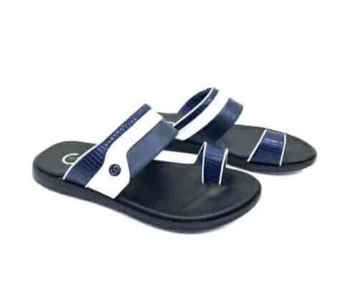 1732-15 EU 41 Stylish Comfort Flat Sandal for Men - Navy - Zoom Image