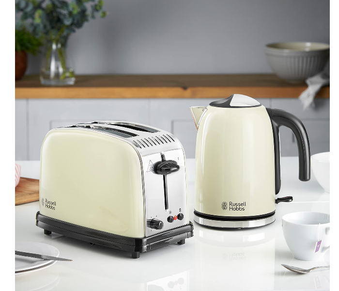 Russell Hobbs 20415 1.7 Litre 3000 Watts Stainless Steel Electric Kettle - Cream - Zoom Image 3