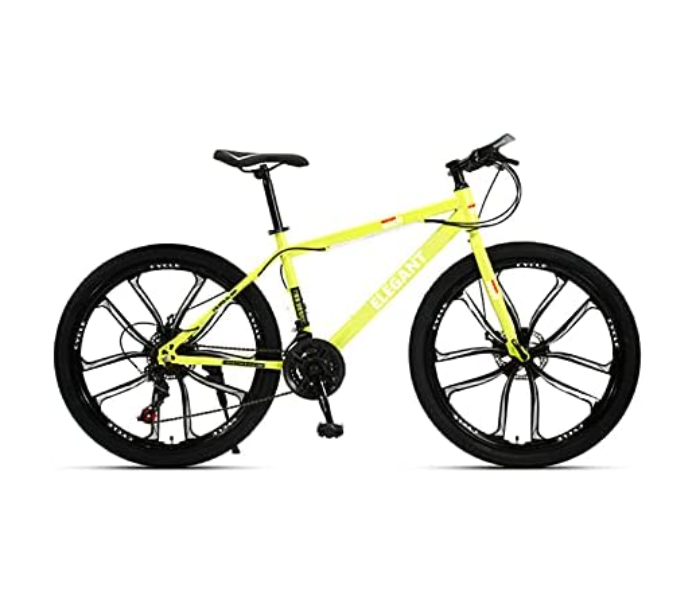 Body Line ELG10K 26 Inch Carbon Steel Elegant Bicycle With Sealed Central Shaft -Yellow - Zoom Image