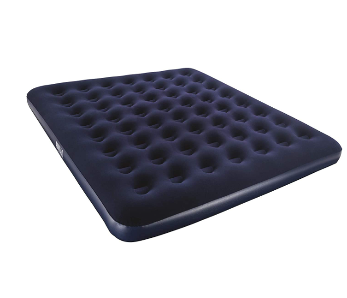 Bestway 67004 King Double Mattress With Flocked Sleeping Surface -Blue - Zoom Image 1