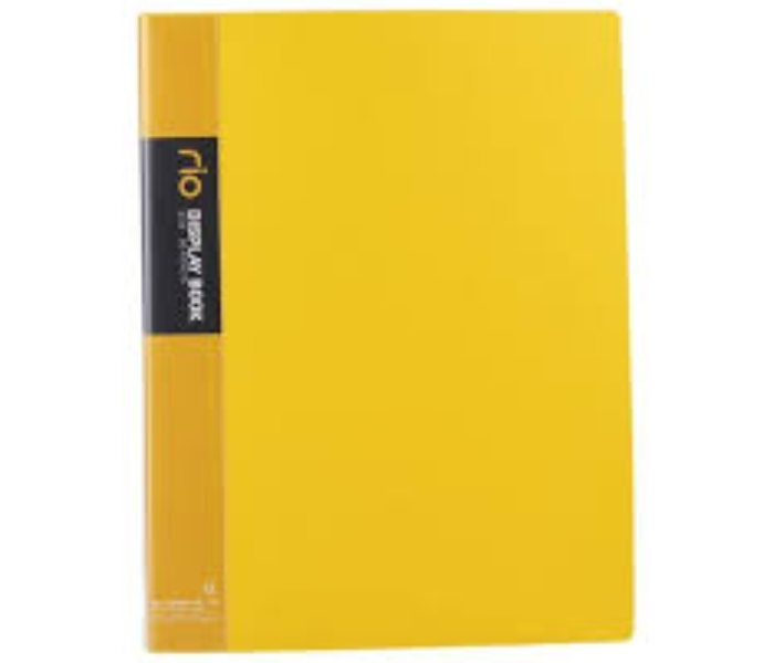 Deli 5033 30 Pockets A4 Paper Display Book - Yellow - Zoom Image