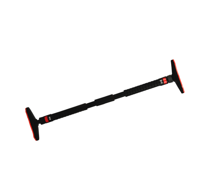 Body Line Sport 77cm Cast Iron Door Pull Up Bar -Black and Red - Zoom Image