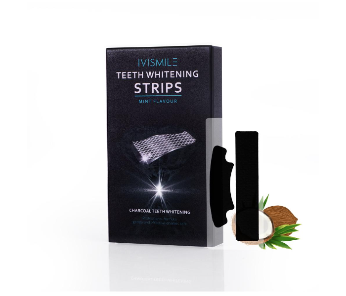 Ivismile Safe and Fast Effective Dental Care Teeth Whitening Strips - Black - Zoom Image 1