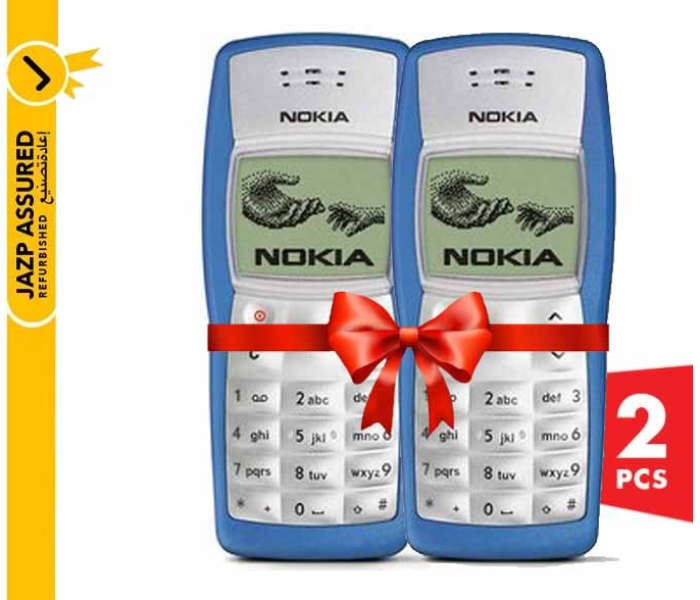 Nokia 1100 2Pcs Bundle Refurbished Mobile Phone - Zoom Image