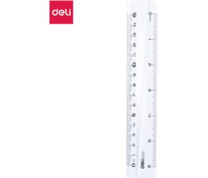 Deli G00112 6 Inch 15 cm Transparent Ruler - Zoom Image