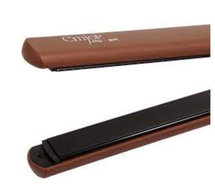 Emjoi UEHS-322 Professional Hair Straightener with Ceramic Tourmaline Plates -Brown - Zoom Image 1