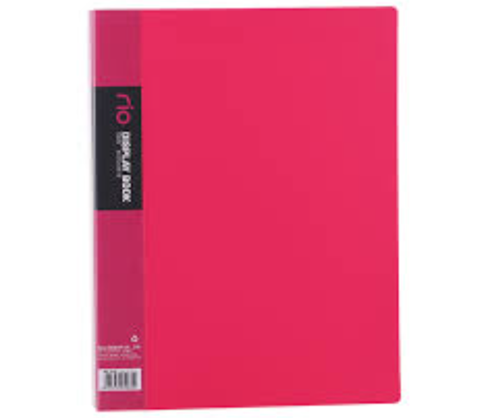 Deli 5035 60 Pockets A4 Paper Display Book - Pink - Zoom Image