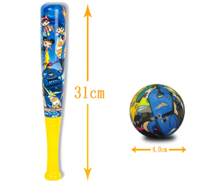 MB-31003C Baseball Activity Toy for Kids - Blue and Yellow - Zoom Image