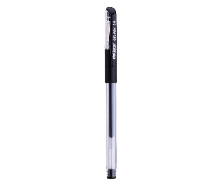 Deli 6600S 12 Piece 0.5mm Bullet Tip Office Gel Pen - Black - Zoom Image