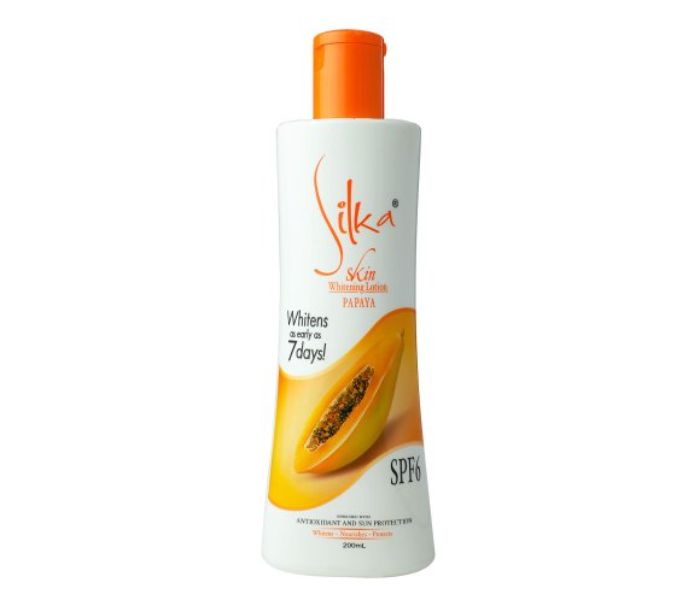 Silka 200ml 2 Piece Papaya Whiten Lotion - Zoom Image