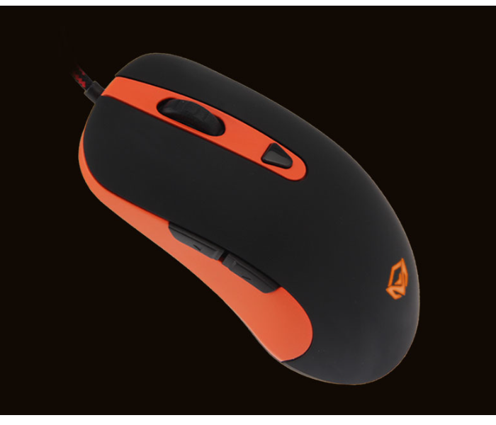 Meetion Mt-Gm30 Gaming Mouse - Black and Orange - Zoom Image 3