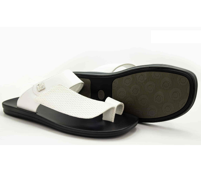 Odyssey 1288-20 46 EU Flat Sandal for Men - Black and White - Zoom Image