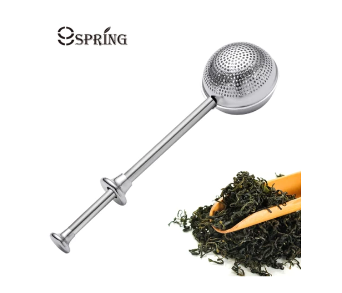 Stainless Steel Reusable Mesh Tea Strainer for Mug Teapot Teaware - Silver - Zoom Image 1