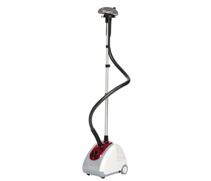 Emjoi UEGS-407 1750 Watts 2.5 Liter Garment Steamer with 360 Degree Rotatable Hanger -White and Red - Zoom Image