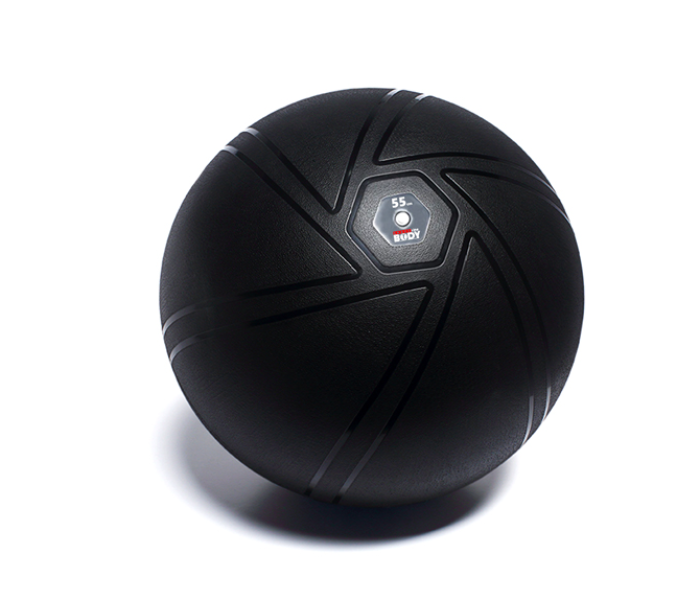 Body Line Sport 63 Cm Light Weight Balance Yoga Gymnastic Ball With Pump -Black - Zoom Image