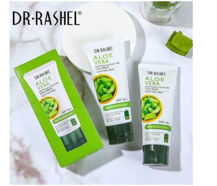 Dr Rashel Aloe Vera Soothing And Moisture Sun Cream 60g For All Skin Type - Zoom Image 2