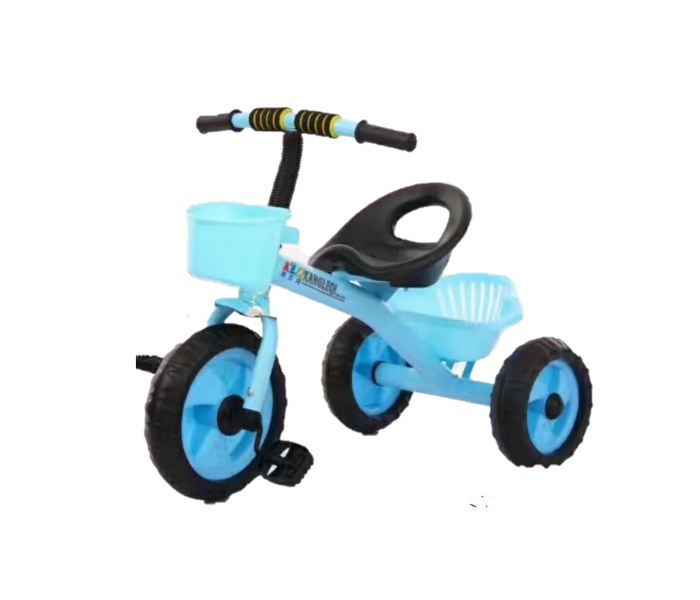 910 Ride On Kids Tricycle with Eva Wheels and Music Light - Blue - Zoom Image