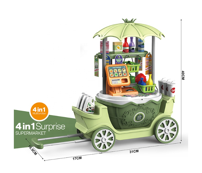 4 In 1 Surprise Supermarket Set Activity Toy For Kids - Zoom Image 3