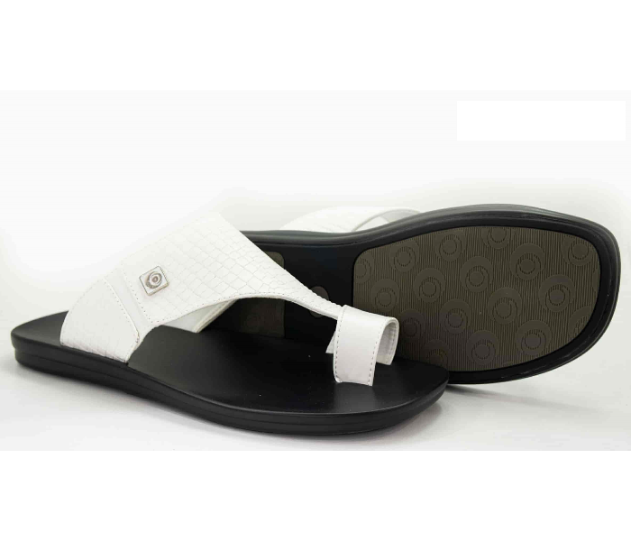 Odyssey 1284-20 41 EU Flat Sandal for Men - Black and White - Zoom Image