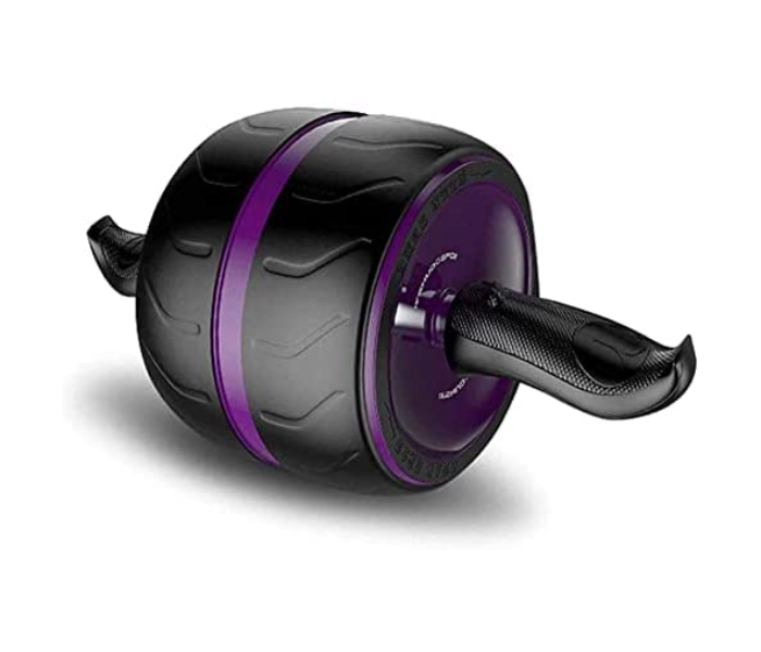 Body Line Sport Abdominal Roller Wheel Automatic with Grip Handle -Purple - Zoom Image