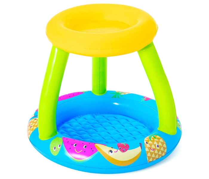 Bestway 52331 94cm X89cm X79cm Fruit Canopy Paddling Play Pool -Green and Yellow - Zoom Image 1