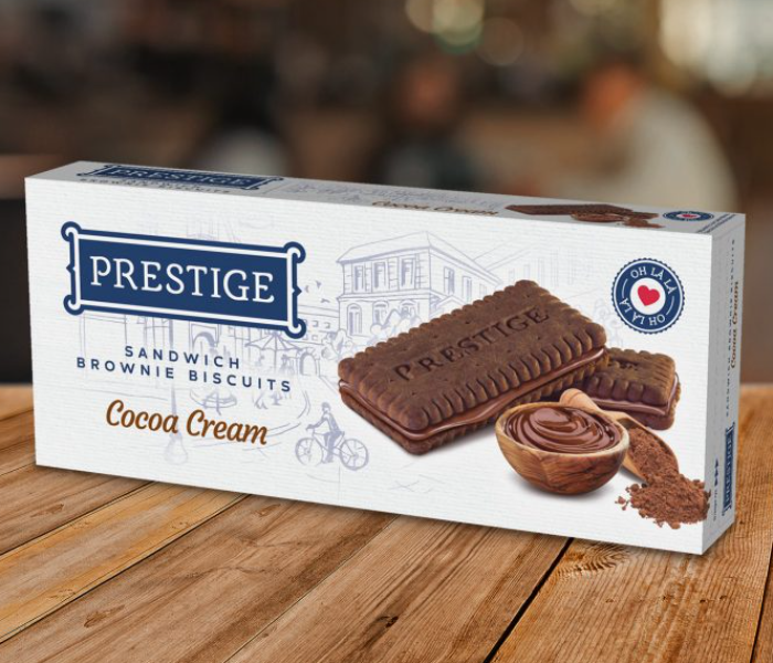 Prestige 153Gram 3 Pieces Sandwich Biscuits with Cocoa Cream - Zoom Image