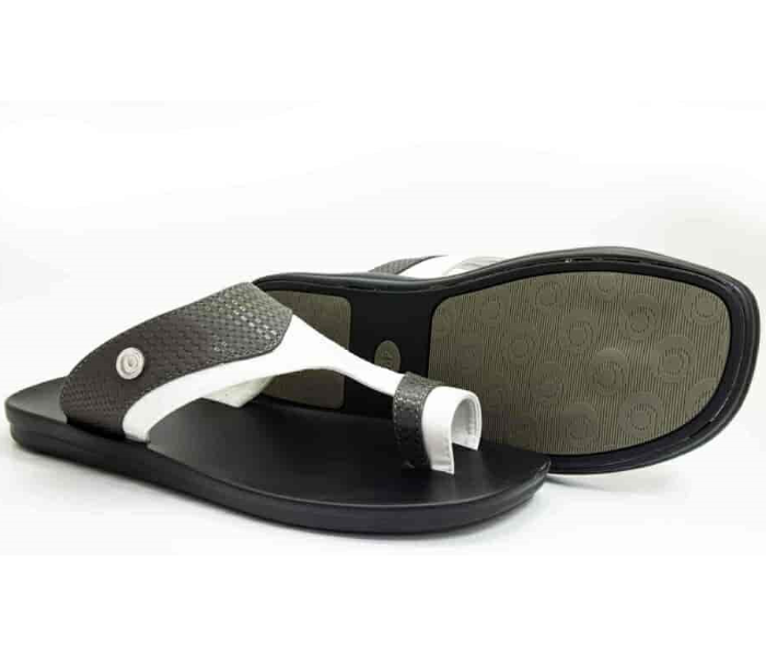 Odyssey 1290-13 40 EU Flat Sandal for Men - Black and White - Zoom Image