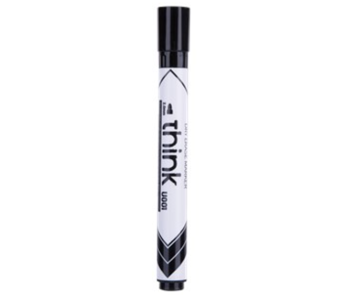 Deli U00120 12 Piece 2.0mm Bullet Tip Dry Erase Marker - Black - Zoom Image 2