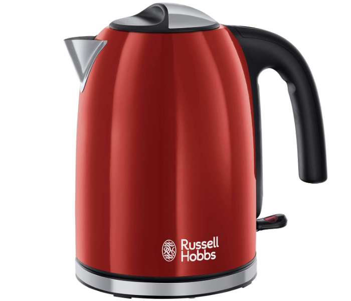 Russell Hobbs 20412 1.7 Litre 3000 Watts Stainless Steel Electric Kettle - Red - Zoom Image 1