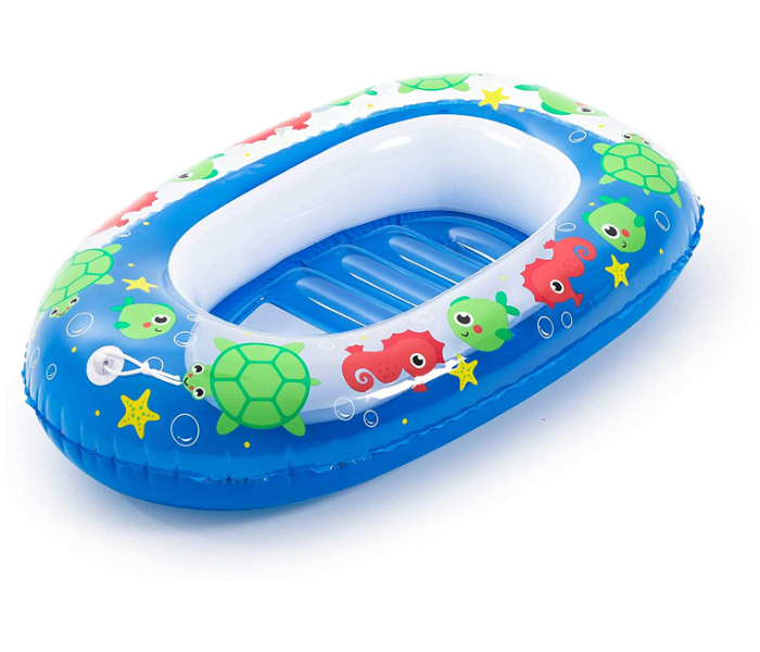 Bestway 34037 1.02M X 69Cm Vinyl Kiddie Raft With Built In Grommet -Blue - Zoom Image