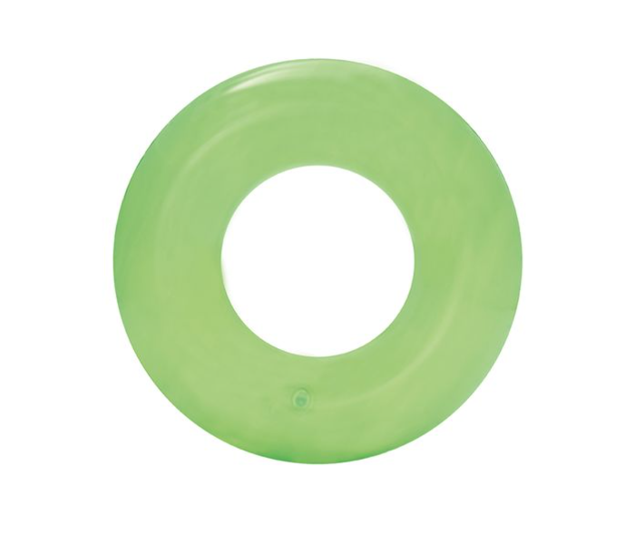 Bestway 36022 51 cm Monotone Vinyl Swim Beach Ring Float -Green - Zoom Image