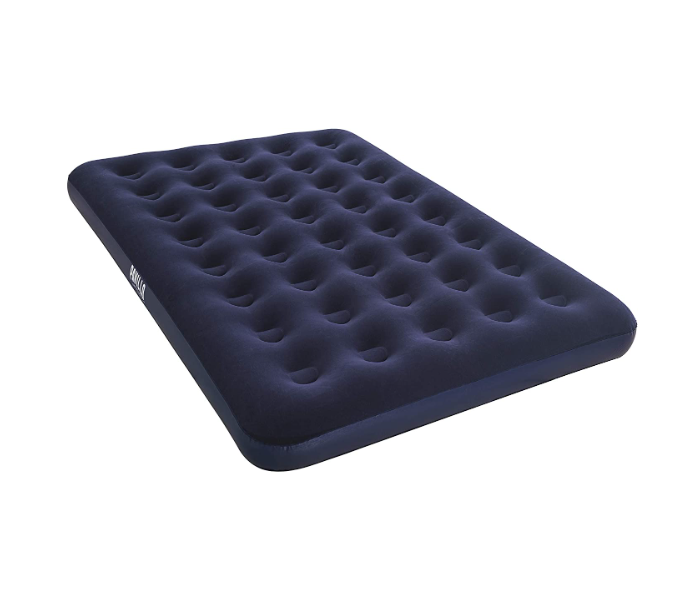 Bestway 67002 Double Flocked Sleeping Surface Air Mattress -Blue - Zoom Image 1