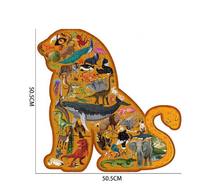 Animal World 280 Pieces Jumbo Jigsaw Activity Puzzle For Kids - Zoom Image 3