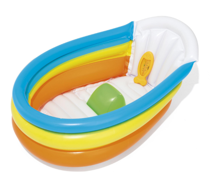 Bestway 51134 76Cm X 48Cm X33Cm Vinyl Durable Baby Bath Pool -Blue - Zoom Image 1